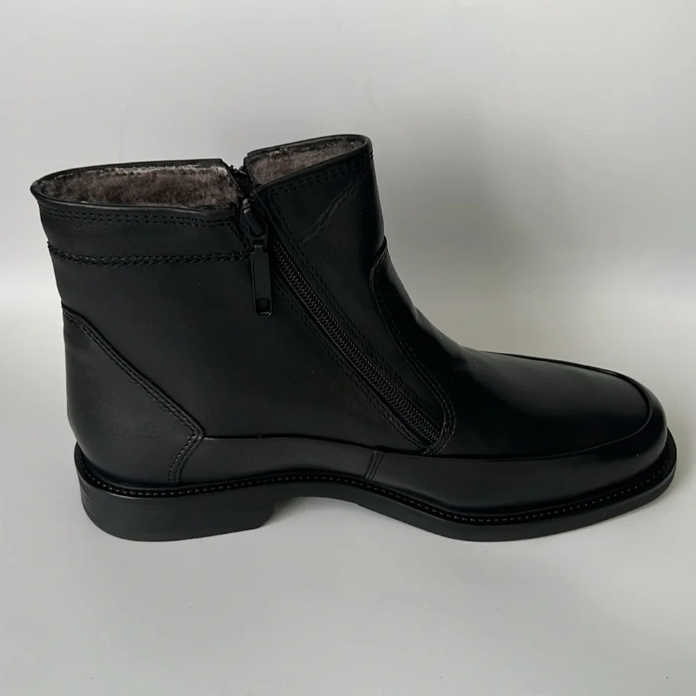 Fretz Men's Black Leather Ankle Boots NWT - 8.5